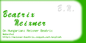 beatrix meixner business card